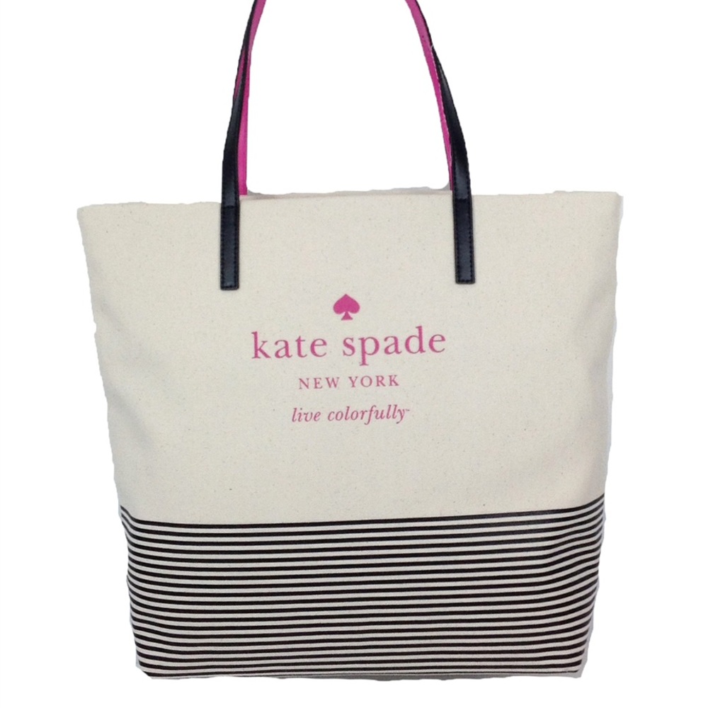 Kate Spade Signature Shopper Striped Tote